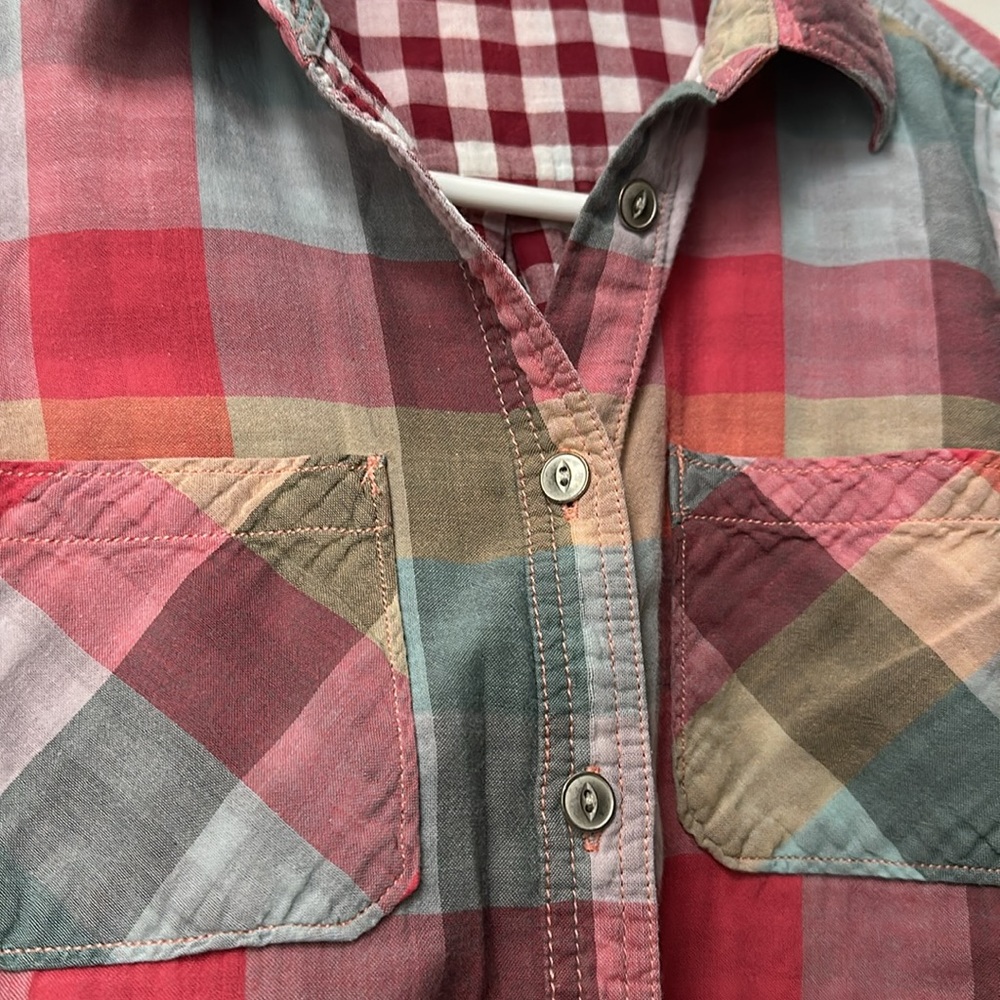 Woolrich Double Plaid Button Down w/Hidden Pocket - Picture 3 of 6